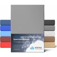 Etérea - Extra Jersey Spannbettlaken Frost Grau 180x200 - 200x220 cm - Frost Grau