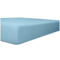 WäSCHEFABRIK KNEER E.K. Kneer Single-Jersey Spannbetttuch für Matratzen bis 20 cm Höhe Qualität 60 Farbe blau