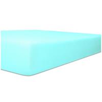 WäSCHEFABRIK KNEER E.K. Kneer Exclusiv Stretch Spannbetttuch für hohe Matratzen & Wasserbetten Qualität 93 Farbe aqua