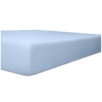 WäSCHEFABRIK KNEER E.K. Kneer Exclusiv Stretch Spannbetttuch für hohe Matratzen & Wasserbetten Qualität 93 Farbe hellblau