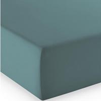 FLEURESSE Mako-Jersey-Spannlaken comfort Farbe aqua 6078 - 