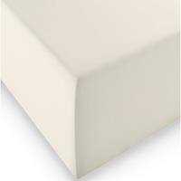 FLEURESSE Boxspring- und Wasserbetten Jersey-Spannlaken comfort XL, Farbe 2610 creme - 