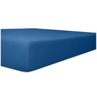 WäSCHEFABRIK KNEER E.K. Kneer Flausch-Frottee Spannbetttuch für Matratzen bis 22 cm Höhe Qualität 10 Farbe kobalt, 