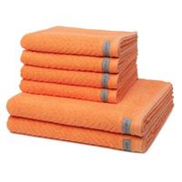 Ross 4 X Handtuch 2 X Duschtuch - im Set Smart Handtücher orange