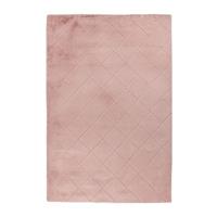 Carpet city Hochflorteppich Moment 600 Puder-Pink rosa Gr. 200 x 290