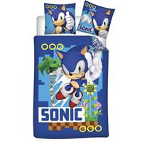 Dobeno Sonic Dekbedovertrek Hedgehog - Eenpersoons - 140 X 200 Cm - Polyester