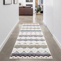 Carpet City Hoogpolige loper Focus Boho-vloerkleed, bijzonder zacht, 3D-effect