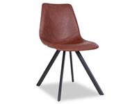 Mobistoxx Moderne stoel YUKA donkerbruin