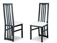 Mobistoxx Set van 2 stoelen ROMEO zwart/wit