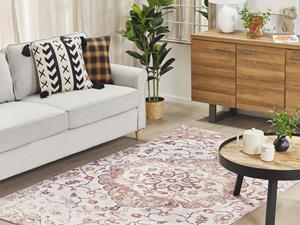 BELIANI Vloerkleed 140 x 200 cm beige en bruin KATTAKKADA