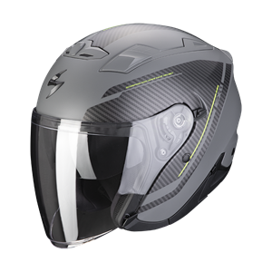 Scorpion EXO-230 Fenix Matt Cement Grey-Black Jet Helmet