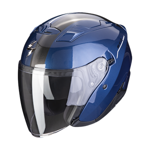 Scorpion EXO-230 Sr Dark Blue-White Jet Helmet