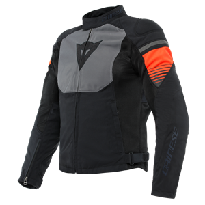 Dainese Air Fast Tex Jacket Black Gray Fluo Red