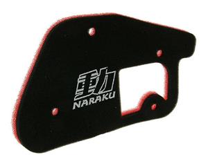 Naraku Luchtfilter element  Double Layer voor Yamaha BWs, MBK Booster