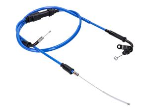 Doppler Gaskabel Compleet  PTFE blauw voor Rieju MRT, MRX, SMX, RRX, Tango, RS3