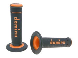 Domino Handvaten set  A190 Off-Road zwart / orange