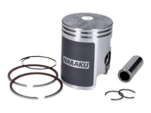 Naraku Zuiger Kit  50cc 40,25mm voor Minarelli AM, Generic, KSR-Moto, Keeway, Motobi, Ride, 1E40MA, 1E40MB (Grauguss-Zylinder)