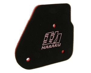 Naraku Luchtfilter element  Double Layer voor Minarelli horizontaal