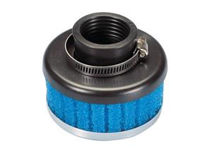 Polini Luchtfilter  Special Air Box Filter kort 32mm recht blauw