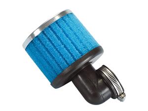 Polini Luchtfilter  Special Air Box Filter 38mm 90° blauw