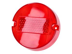 101 Octane Achterlichtglas rood 100mm zonder E-Goedkeuring voor Simson S50, S51, S70, MZ