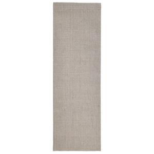 VidaXL Vloerkleed 80x250 Cm Natuurlijk Sisal Zandkleurig