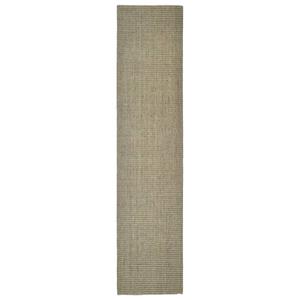 vidaXL Teppich Natur Sisal 80x350 cm Taupe 