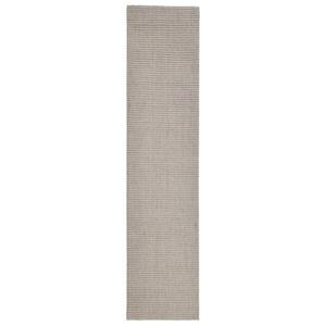 vidaXL Teppich Natur Sisal 80x350 cm Sandfarbe 