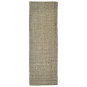 vidaXL Teppich Natur Sisal 100x300 cm Taupe 