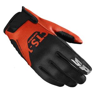 Spidi CTS-1 Black Orange Motorcycle Gloves