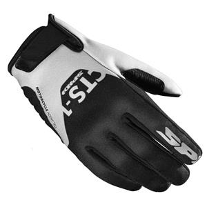 Spidi CTS-1 Black White Motorcycle Gloves
