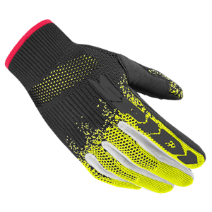 Spidi X-Knit Black Yellow Fluo Motorcycle Gloves