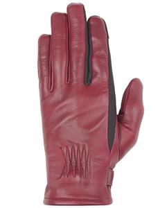Helstons Candy Summer Leather Burgundy Grey Gloves