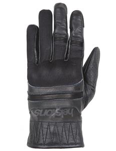 Helstons Bull Air Summer Leather Mesh Black Grey Gloves