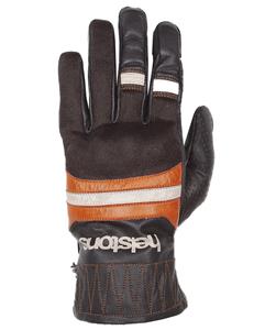 Helstons Bull Air Summer Leather Mesh Brown Beige Orange Gloves