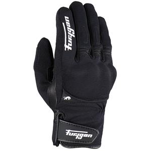 Furygan Jet All Season D3O Black White Motorcycle Gloves
