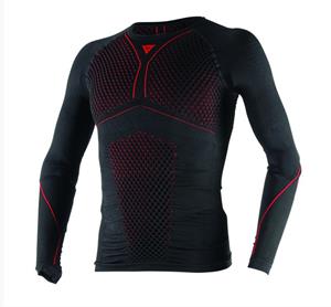 Dainese D-Core Thermo Tee LS Schwarz Rot