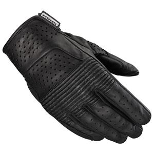 Spidi Rude Perforated Black Motorcycle Gloves