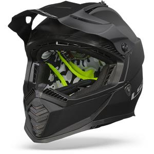 LS2 MX437 Fast Evo Matt Black Offroad Helmet