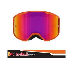 SPECT Red Bull Strive Mx Goggles Single Lens Black Orange Purple
