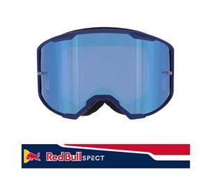 Spect Red Bull Strive Mx Goggles Single Lens Blue Red