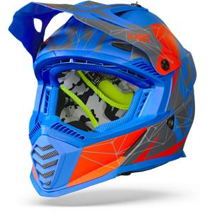LS2 MX437 Fast Evo Alpha Matt Blue Offroad Helmet