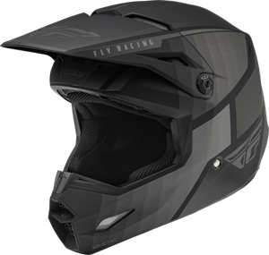 FLY Racing Kinetic Drift Black Charcoal Offroad Helmet