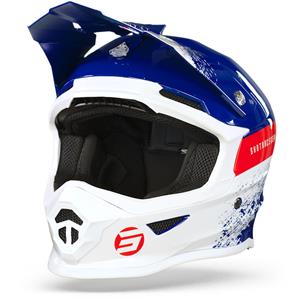 SHOT Furious Kid Roll Navy White Red Glossy Offroad Helmet