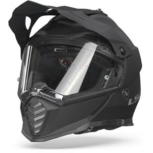 LS2 MX436 Pioneer Evo Mat Zwart Adventure Helm