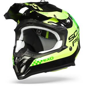 Scorpion VX-16 Air Soul Black-Green Offroad Helmet