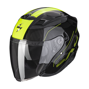 Scorpion EXO-230 Condor Black-Neon Yellow Jet Helmet