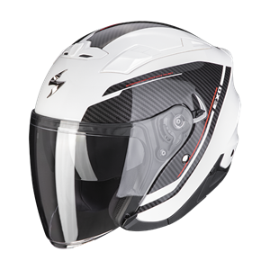 Scorpion EXO-230 Fenix Pearl White-Black Jet Helmet