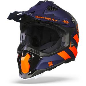 LS2 MX700 Subverter Cargo Matt Blue Fluo Orange Offroad Helmet