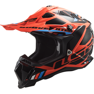 LS2 MX700 Subverter Stomp Fluo Orange Black Offroad Helmet